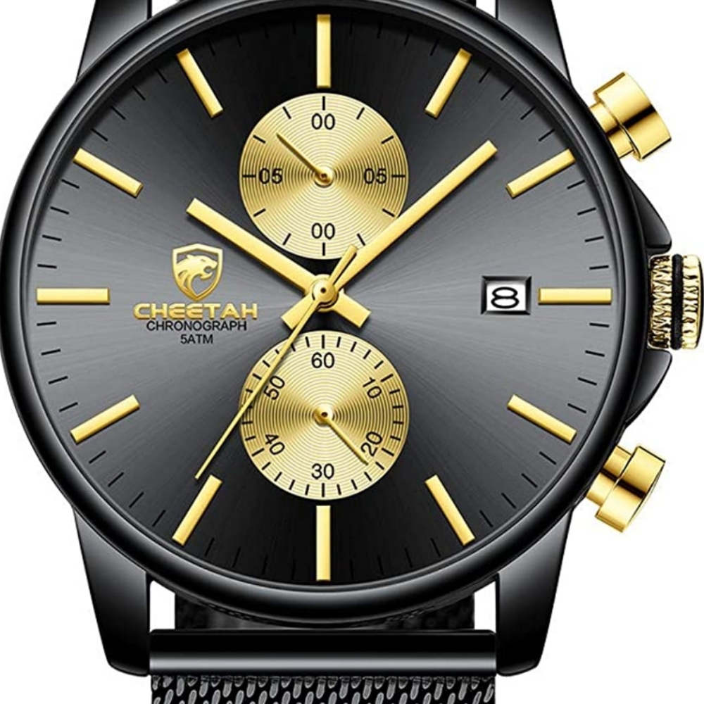 Cheetah mens fashion watch